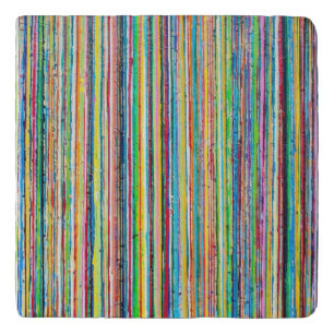 Rainbow Roll Marble Trivet