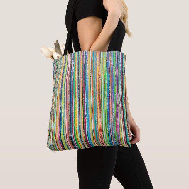 Rainbow Roll Tote Bag (Close Up)