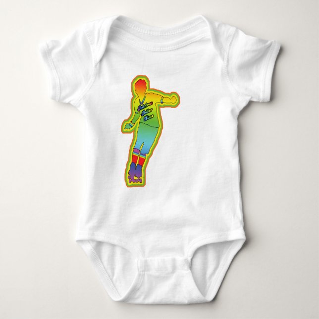 Rainbow Roller Disco T-Shirt (Front)