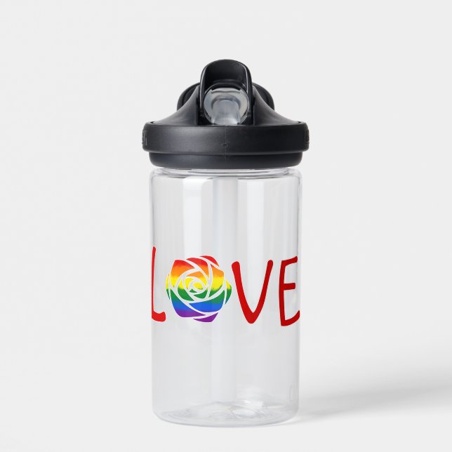 Rainbow Rose Water Bottle (Front)