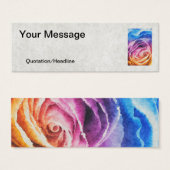 Rainbow Rose Watercolor (Front & Back)