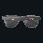 Rainbow Roses  Sunglasses<br><div class="desc">Rainbow Roses.  Floral rainbow theme. Celebrate your pride in living and loving.</div>