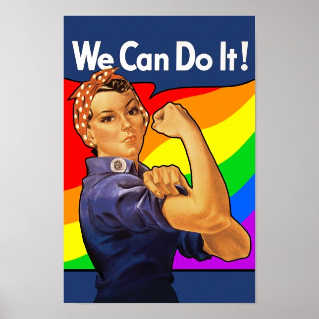 Rainbow Rosie Poster (Front)