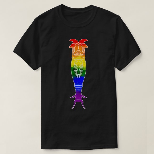 Rainbow Rotifer T-Shirt (Design Front)