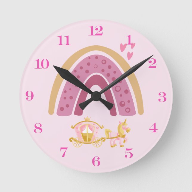 Rainbow Round Clock (Front)