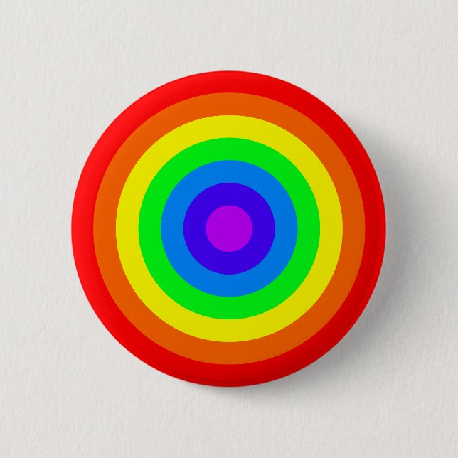 Rainbow Roundel Button (Front)