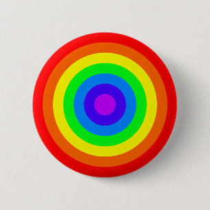 Rainbow Roundel Button