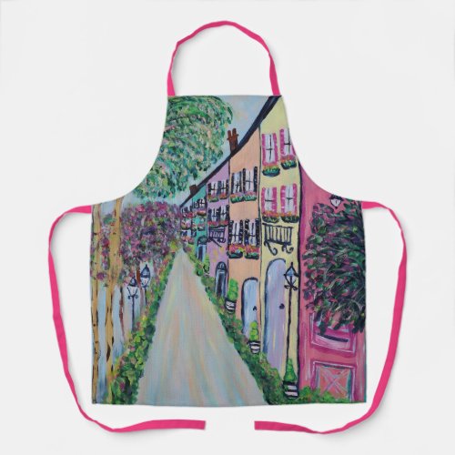 Rainbow Row Apron