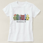 Rainbow Row Charleston SC Tshirt