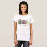 Rainbow Row Charleston SC Tshirt<br><div class="desc">This Charleston,  South Carolina Tshirt features a graphic of the historic Rainbow Row.</div>