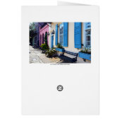 Rainbow Row Window Flower Box, Charleston, S.C. Cards (Back)