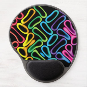 Rainbow Rubber Rings1 Ergonomic Gel Mousepad