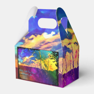 Rainbow Rural Landscape Favor Box *Personalize*