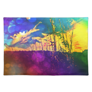Rainbow Rural Landscape Placemat