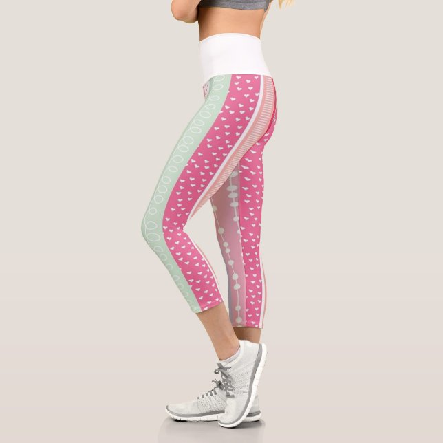 Rainbow Rush: High-Waisted Capris for the Bold & P (Left)