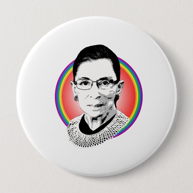 Rainbow Ruth Button (Front)