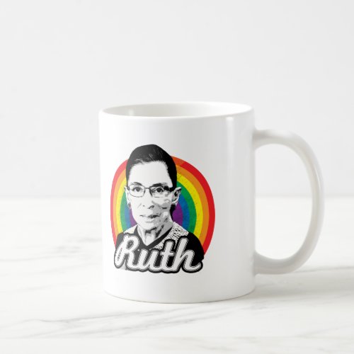 Rainbow Ruth _ LGBT Politics _ Coffee Mug