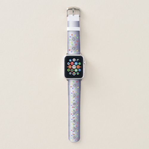 Rainbow Safety Pin Solidarity Apple Watch Band