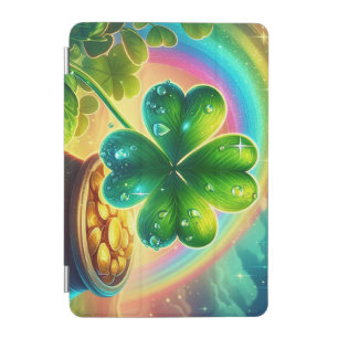 Rainbow Saint Patrick's Day clover iPad Mini Cover