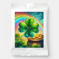 Rainbow Saint Patrick's Day clover
