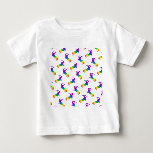 Rainbow Salamander Baby T_Shirt
