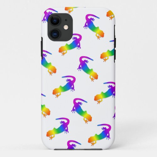 Rainbow Salamander iPhone 11 Case