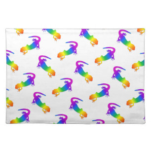 Rainbow Salamander Cloth Placemat