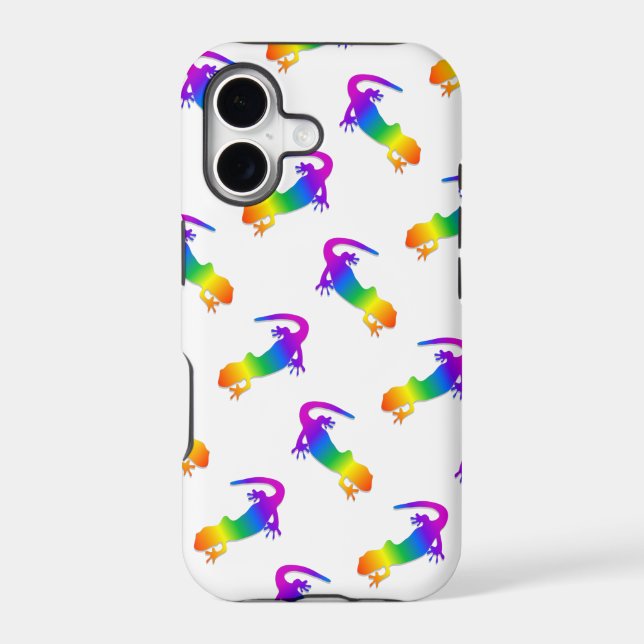Rainbow Salamander Iphone Case (Back)