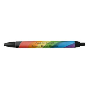 RAINBOW Save my planet (customizable) Pen