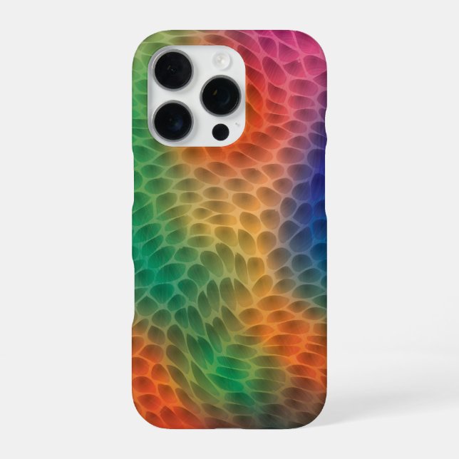 Rainbow Scales Iphone Case (Back)