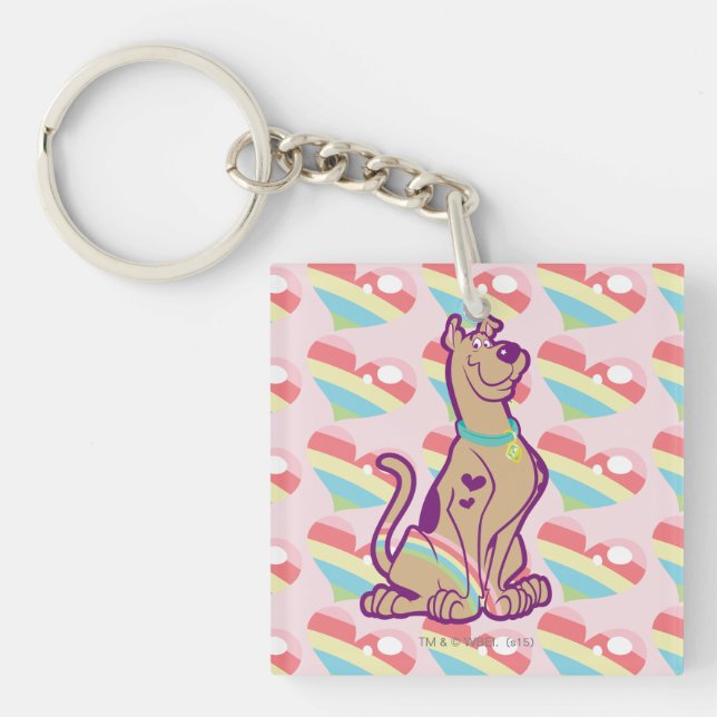 Rainbow Scooby-Doo Keychain (Front)