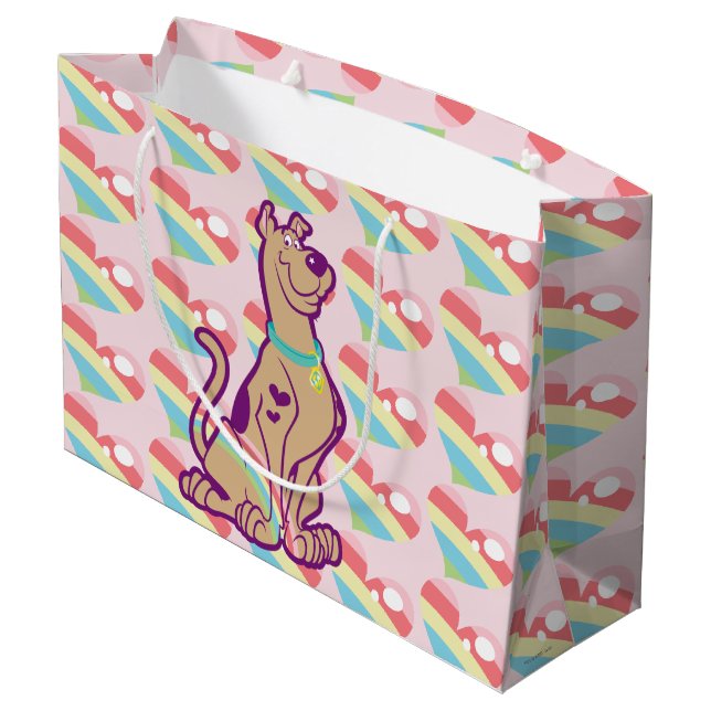 Rainbow Scooby-Doo Large Gift Bag (Back Angled)