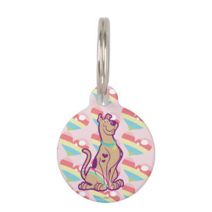 Rainbow Scooby-Doo Pet ID Tag