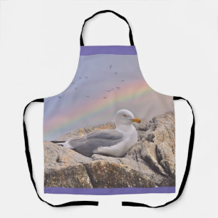Rainbow Seagull Apron