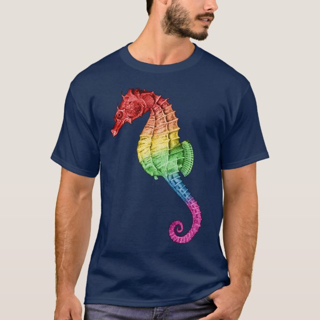 Rainbow Seahorse T-Shirt (Front)