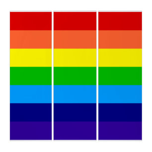 rainbow seamless triptych