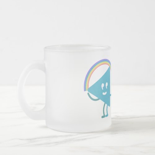 Rainbow Selby Frosted Frosted Glass Coffee Mug