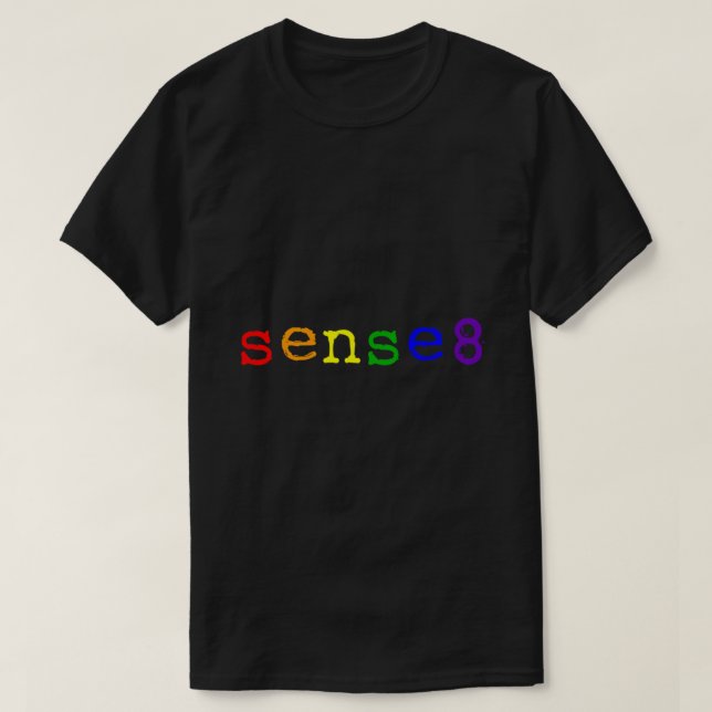 Rainbow Sense8 Logo Essential T-Shirt (Design Front)