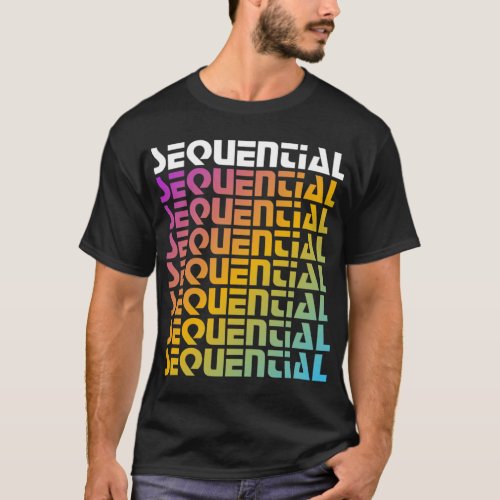 Rainbow Sequential Classic T_Shirt