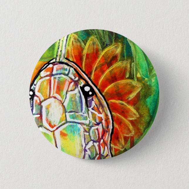 Rainbow Serpant  Button (Front)