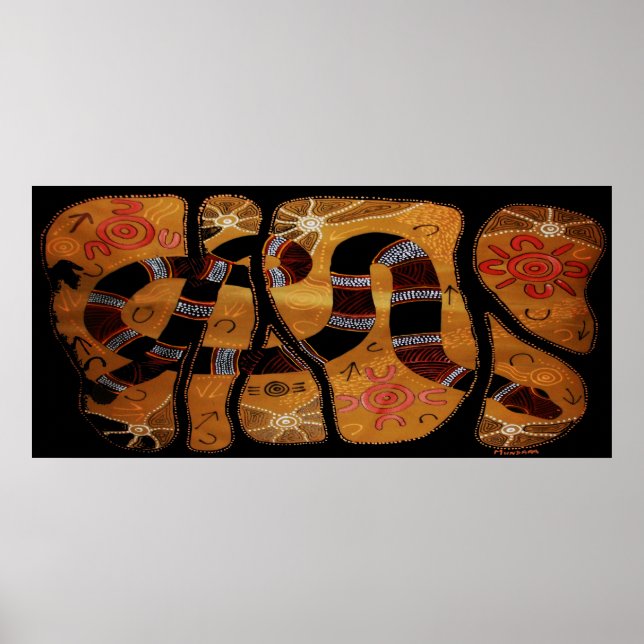 Rainbow Serpent Dreaming Poster (Front)