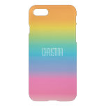 Rainbow Shade Gradient Iphone Se/8/7 Case at Zazzle