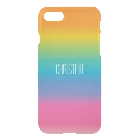 Rainbow Shade Gradient Iphone Se/8/7 Case