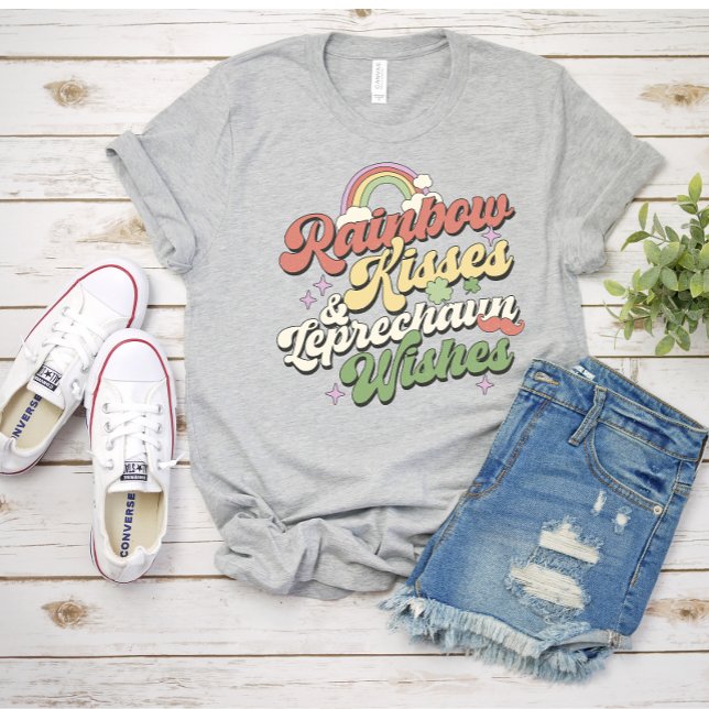 Rainbow Shamrock St. Patrick's Day Women's T-shirt (Creator Uploaded)