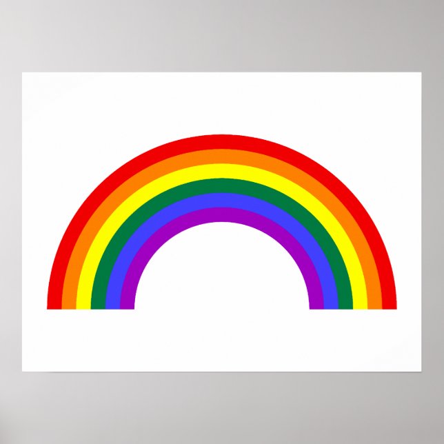 Rainbow Shape Poster (Front)