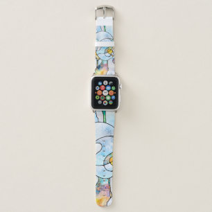 Rainbow Shards. Unity of Stained Glass series. Bac Apple Watch Band