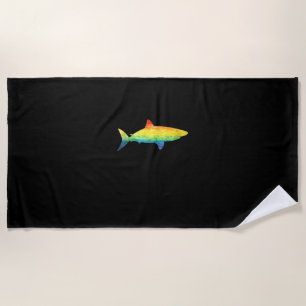 Rainbow Shark Gay Pride Flag LGBT LGBTQ Tank Top Beach Towel