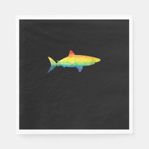 Rainbow Shark Gay Pride Flag LGBT LGBTQ Tank Top Napkins