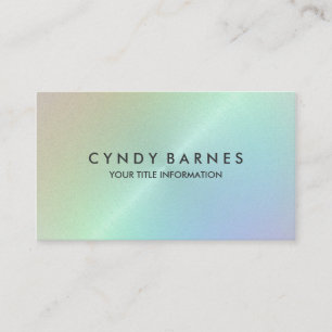Rainbow Sheen Business Card