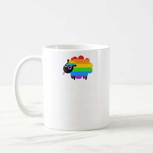 Rainbow Sheep Heart Pride LGTB Love For Pride Mont Coffee Mug